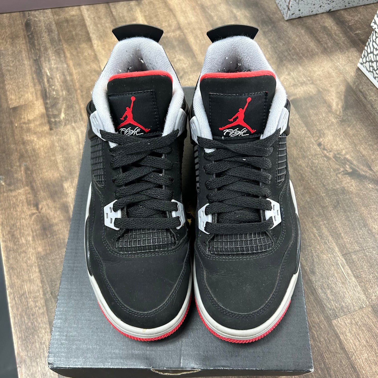 Bred Jordan 4 (2019) (GS) (USED)