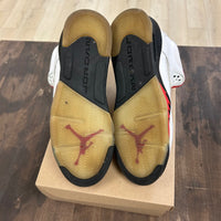 Jordan 5 Retro Fire Red Silver Tongue (2020) (GS) Size 6.5Y (Pre-Owned) - Image 5