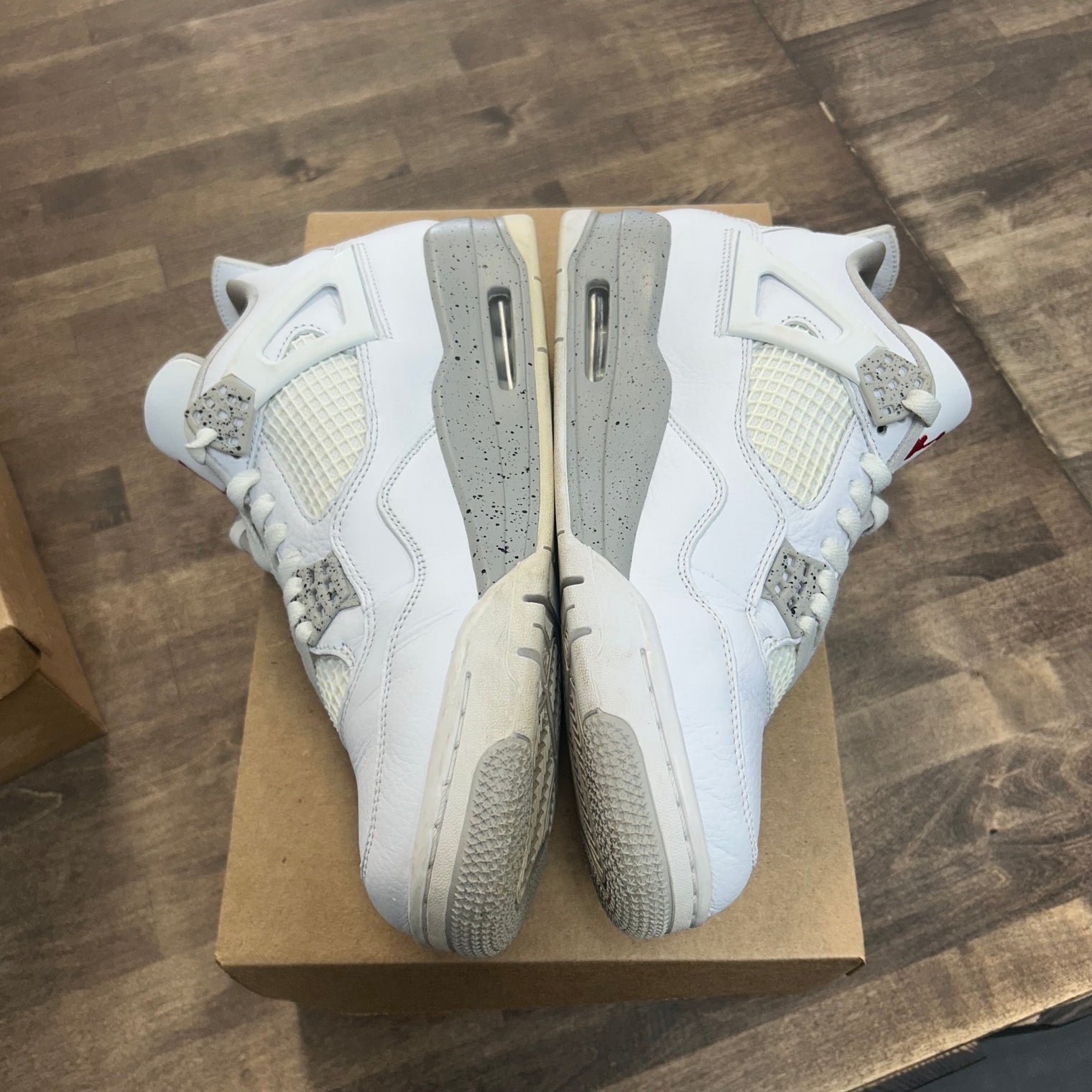 Jordan 4 Retro White Oreo (2021) (US 9.5) (USED, No Box)