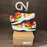 Nike Cross Trainer Low Supreme White Yellow Red Size 13 (Pre-Owned) - front