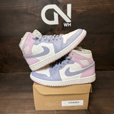 Jordan 1 Mid Indigo Haze Doll White (Women's) Size 8.5W (Pre-Owned) - Image 1