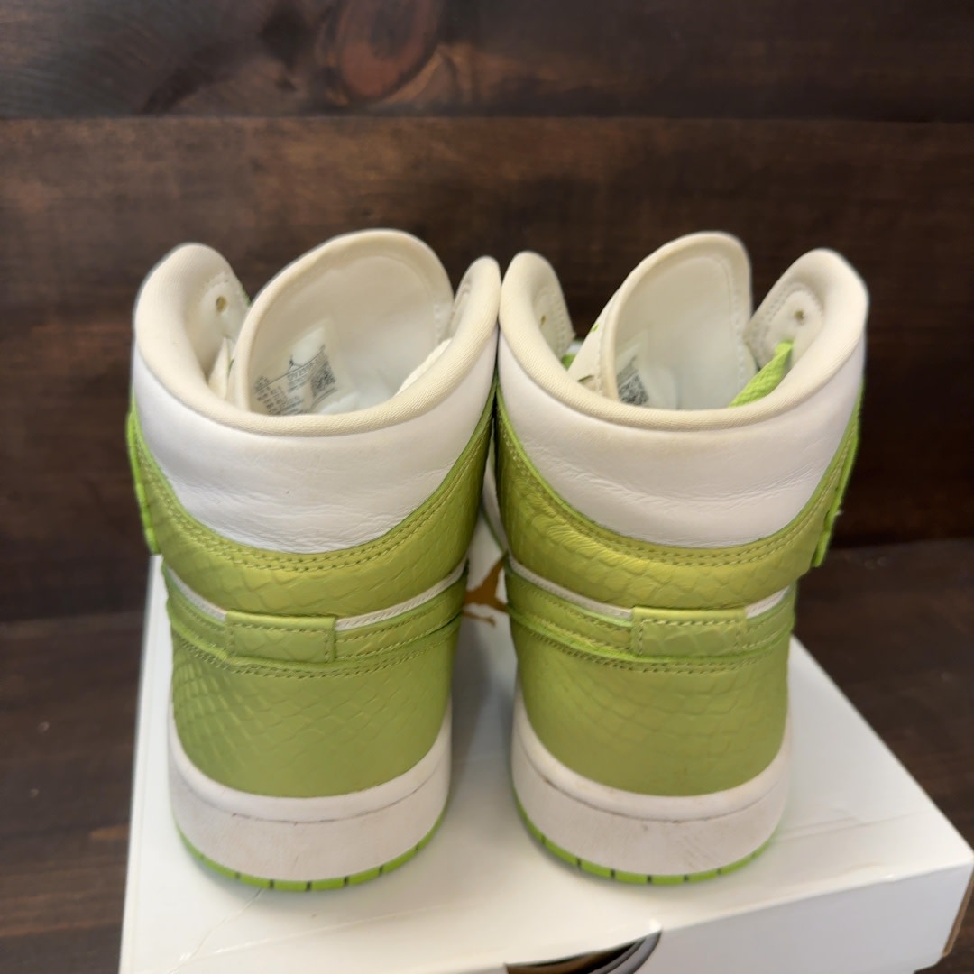 Jordan 1 Mid Green Python (Women's) - Image 5