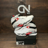 Jordan 8 Retro White True Red (2025) (GS) - Image 1