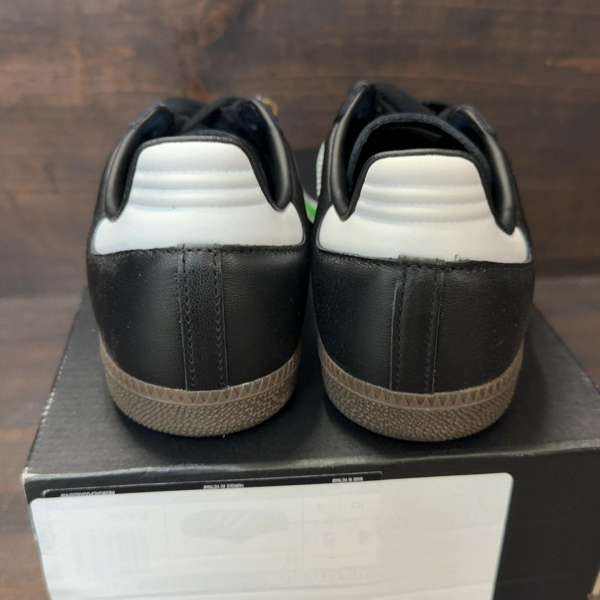 adidas Samba OG Black White Gum (Women's) Size 8W (Pre-Owned) - Image 4