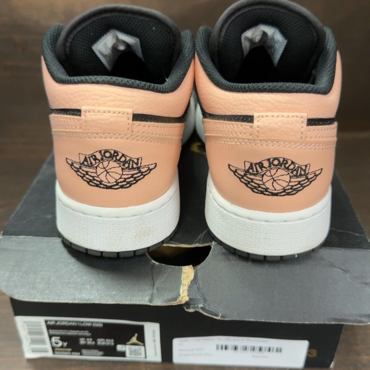 Jordan 1 Low Crimson Tint (GS) - Image 5