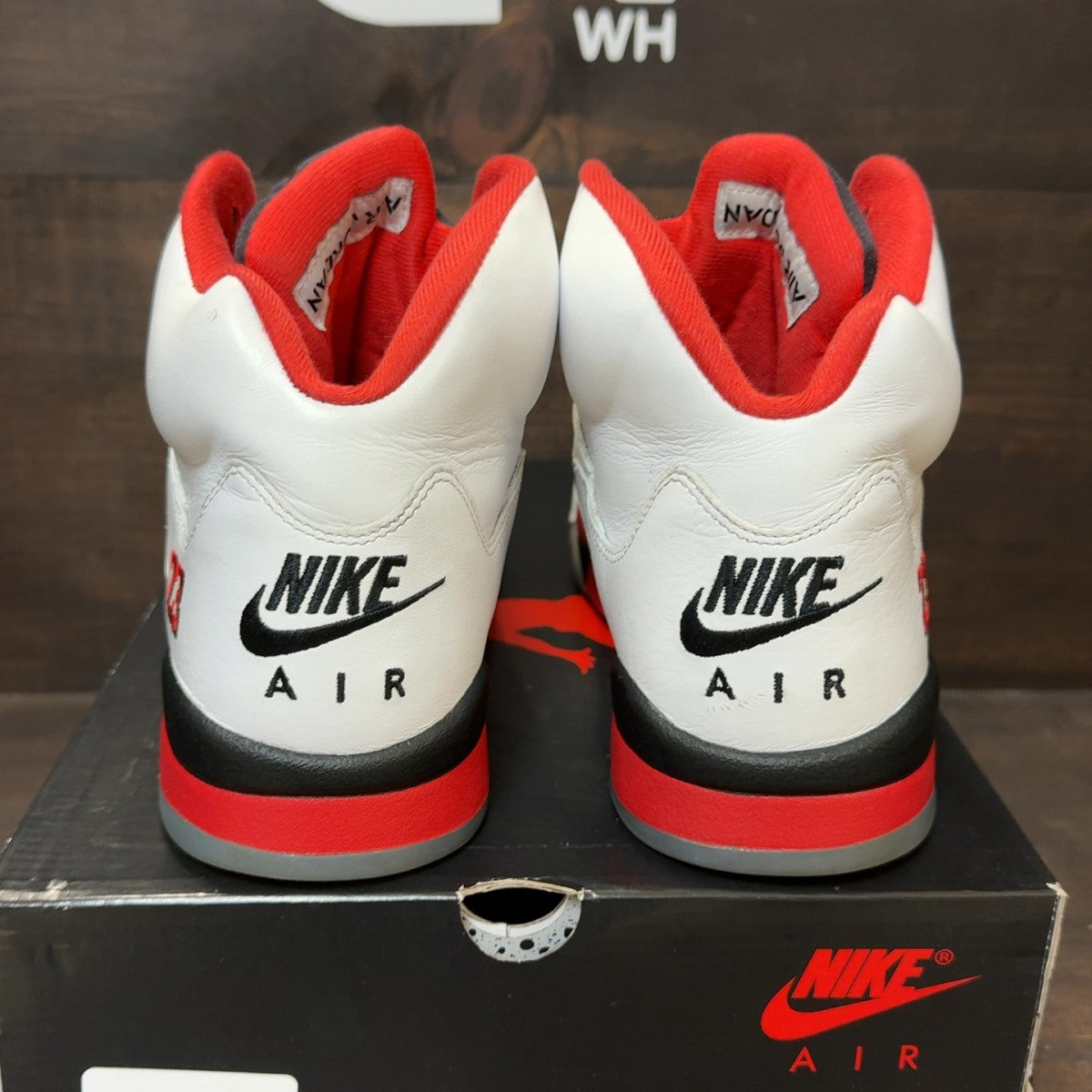 Jordan 5 Retro Fire Red Black Tongue (2025) - Image 5