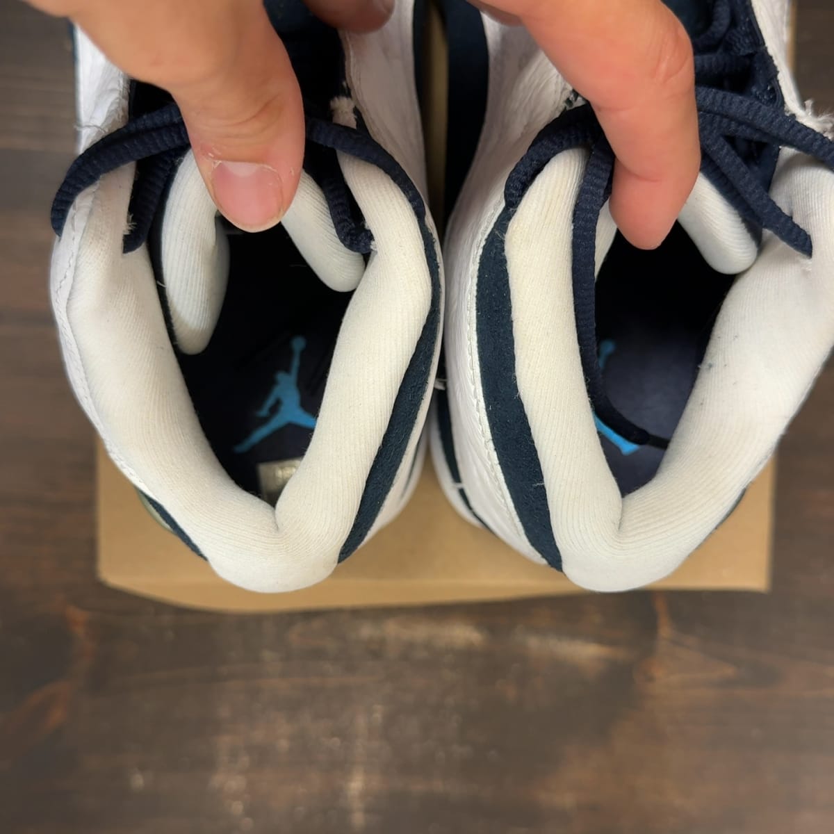 Jordan 13 Retro Obsidian Powder Blue White Size 9.5 (Pre-Owned) - aux