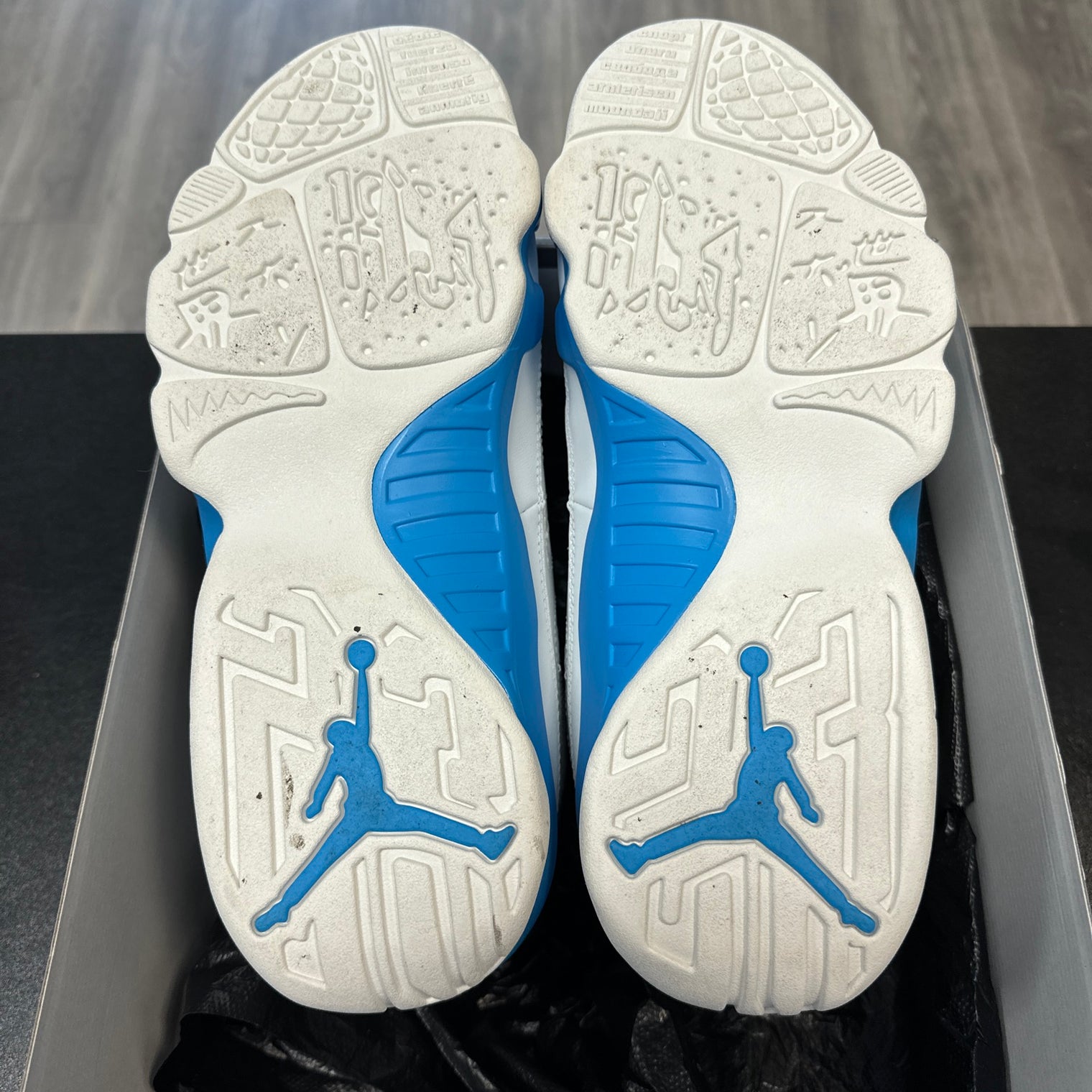 Powder Blue Jordan 9 (Lightly Worn)