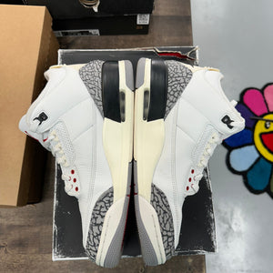 Jordan 3 Retro White Cement Reimagined (USED) Size 9 (Pre-Owned) - Image 3