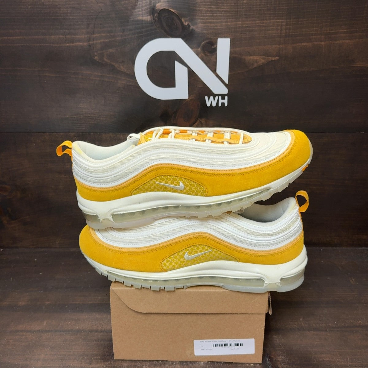 Nike Air Max 97 Koi Gold Size 15 (Pre-Owned) - Image 1