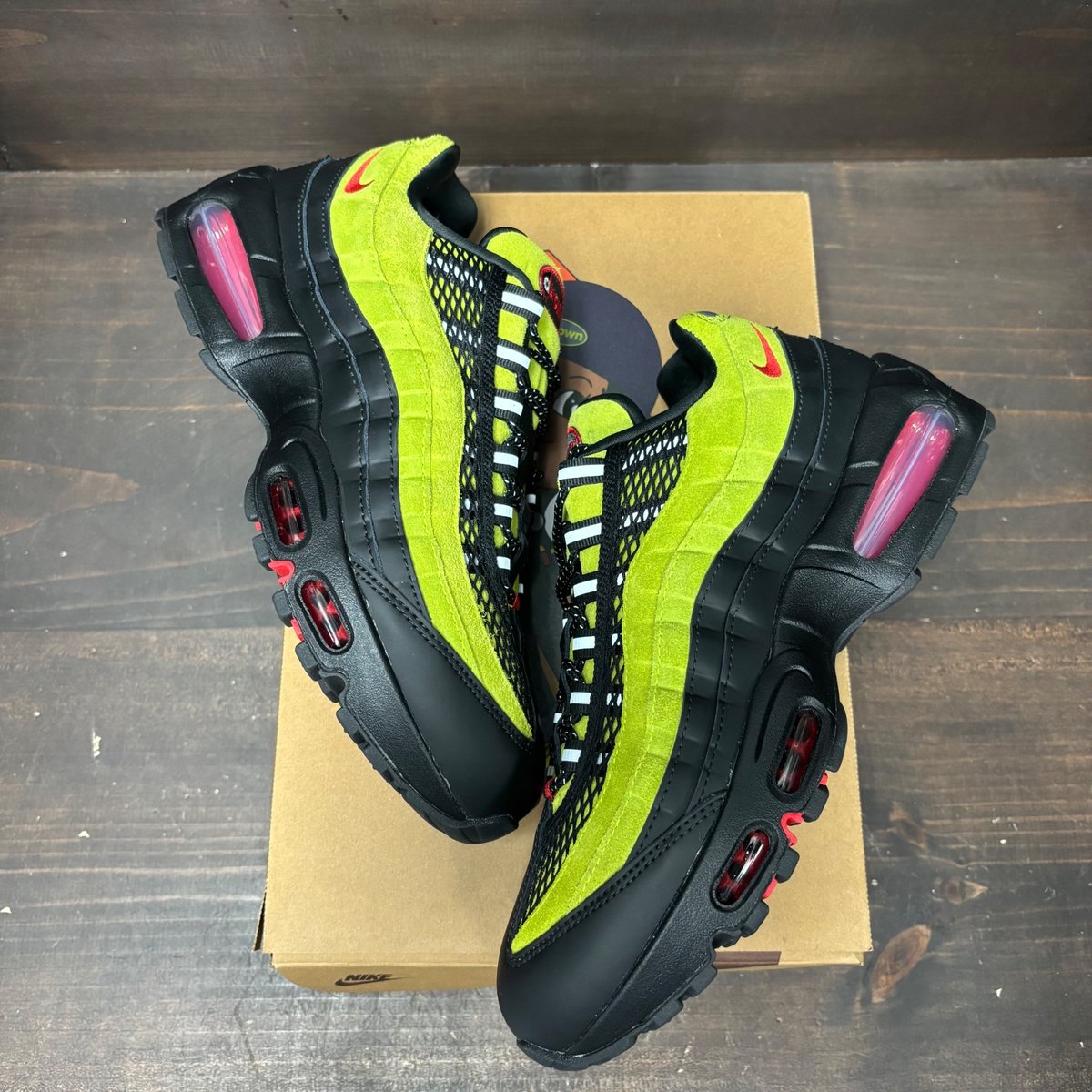 Nike Air Max 95 Big Bubble Aya Brown Size 9 (Pre-Owned) - back