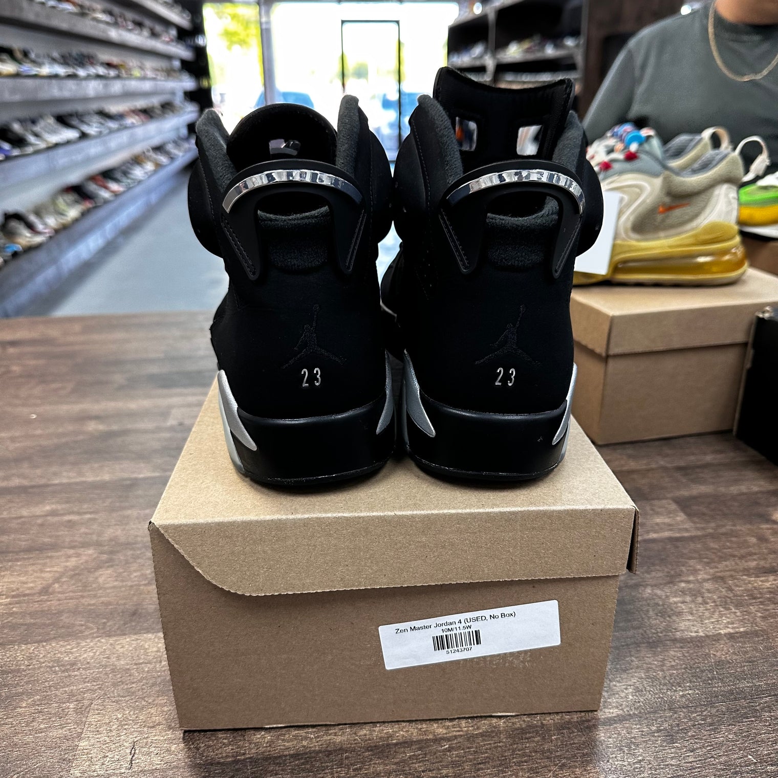 Chrome Jordan 6 (USED,No Box)