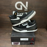Jordan 3 Retro Tinker Black Cement Gold Size 14 (Pre-Owned) - front