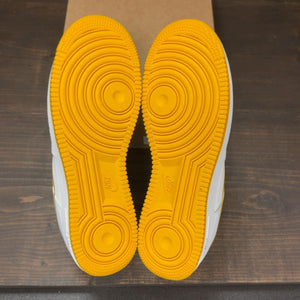 Nike Air Force 1 Low White Yellow Ochre Size 10.5 - Image 8