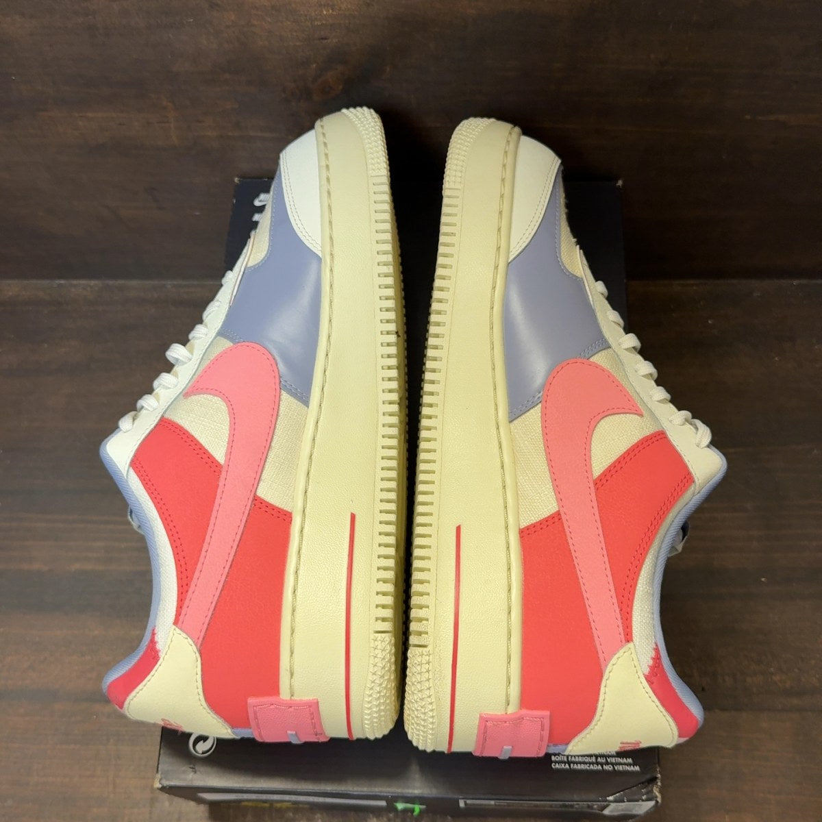 Nike Air Force 1 Low Shadow Sail Sea Coral (Women's) Size 12W (Pre-Owned) - Image 6