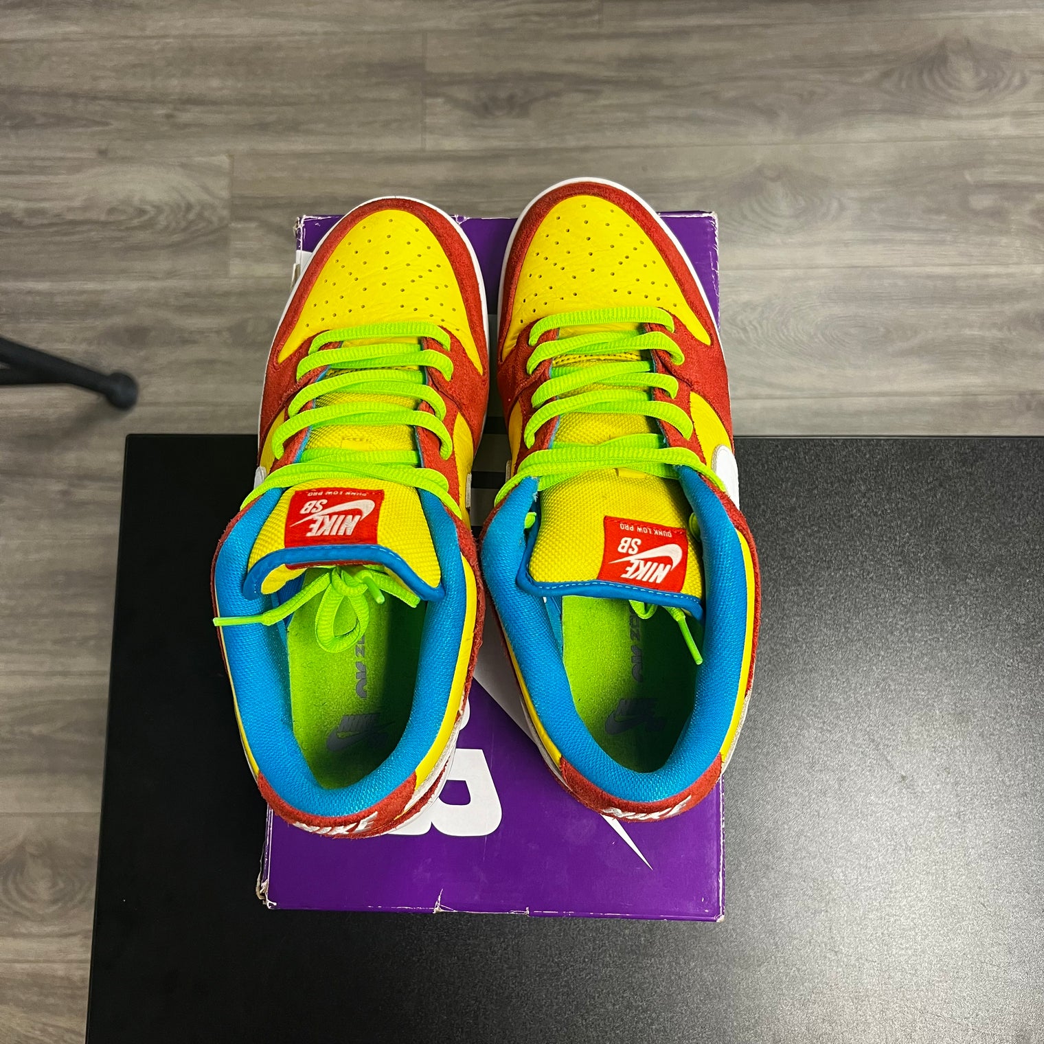 Bart Simpson SB Dunk Low (USED)