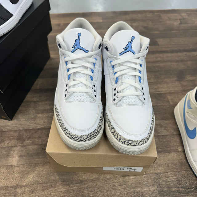 UNC Jordan 3 2020 (USED, No Box)