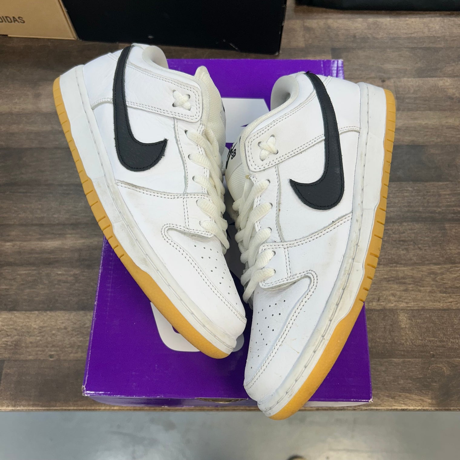 White Gum SB Dunk Low (USED)