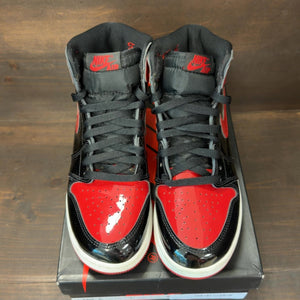 Jordan 1 Retro High OG Patent Bred (GS) - Image 3