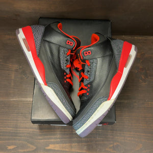Jordan 3 Retro Crimson Size 12 (Pre-Owned) - back