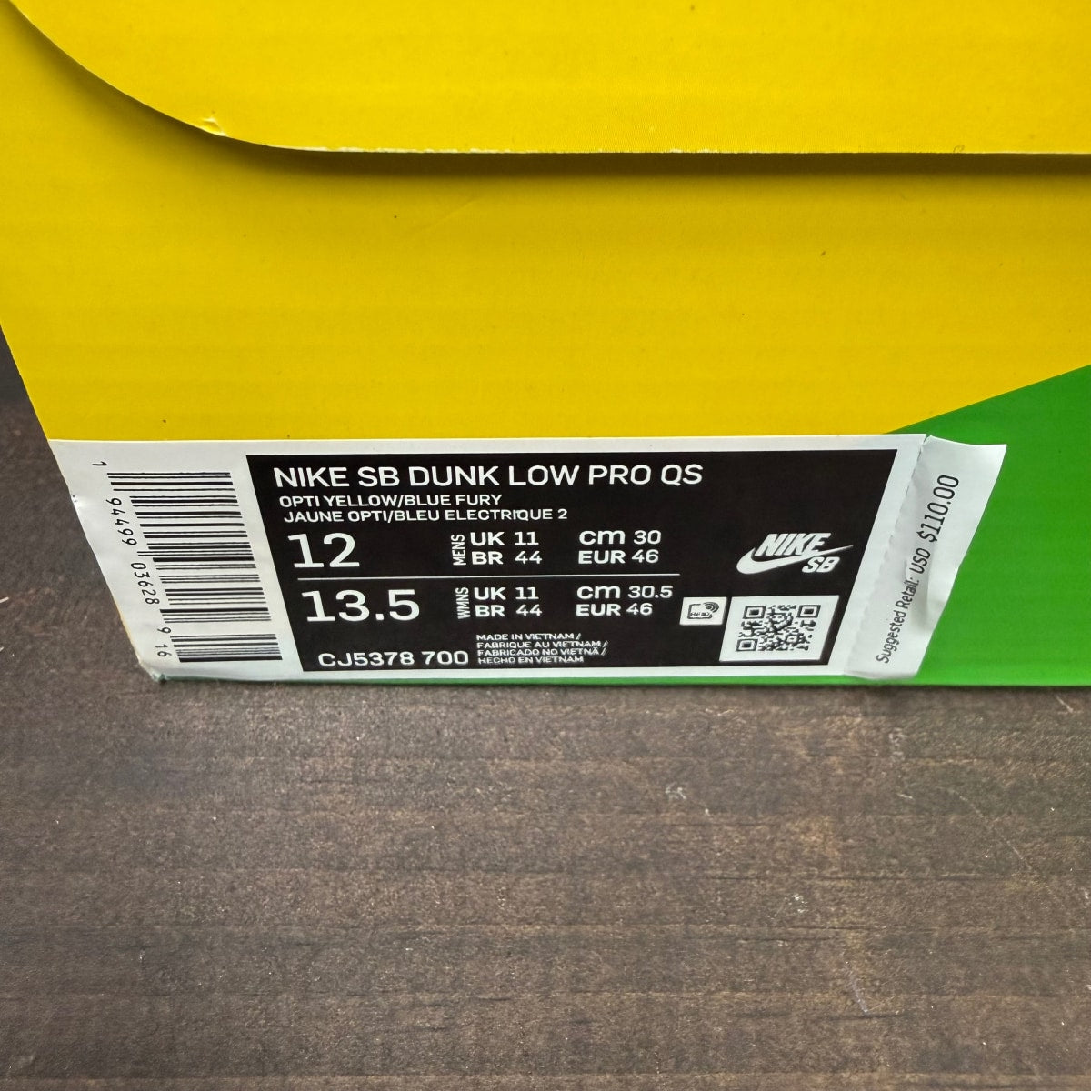 Nike SB Dunk Low Grateful Dead Bears Opti Yellow - Image 9