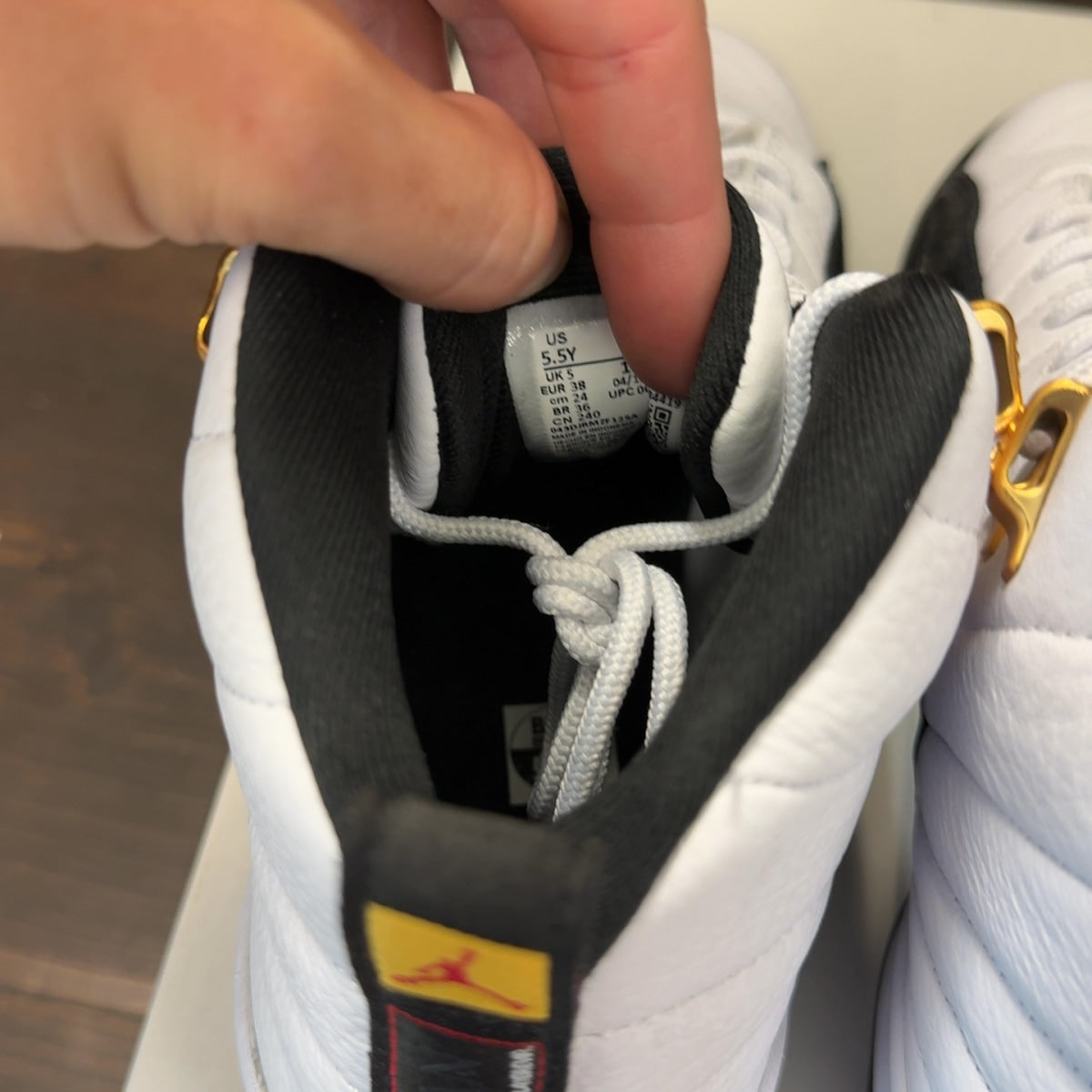 Jordan 12 Retro Taxi (2025) (GS) Size 5.5Y (Pre-Owned) - Image 7
