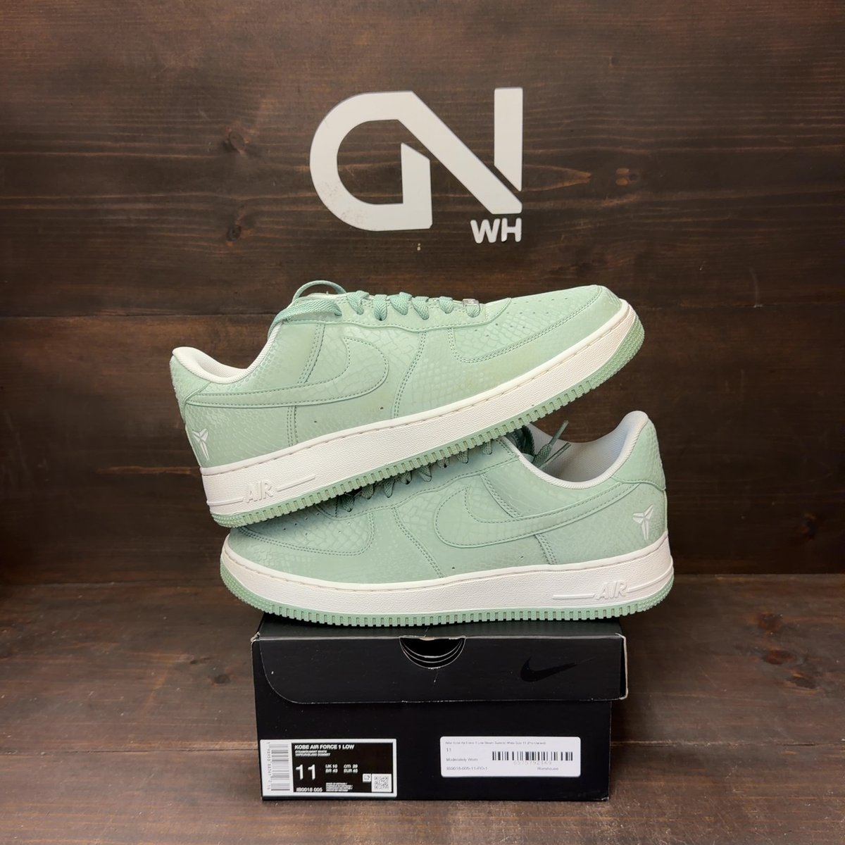Nike Kobe Air Force 1 Low Steam Summit White Size 11 (Pre-Owned) - front