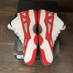 Jordan 11 Retro Low IE White Gym Red - Image 4