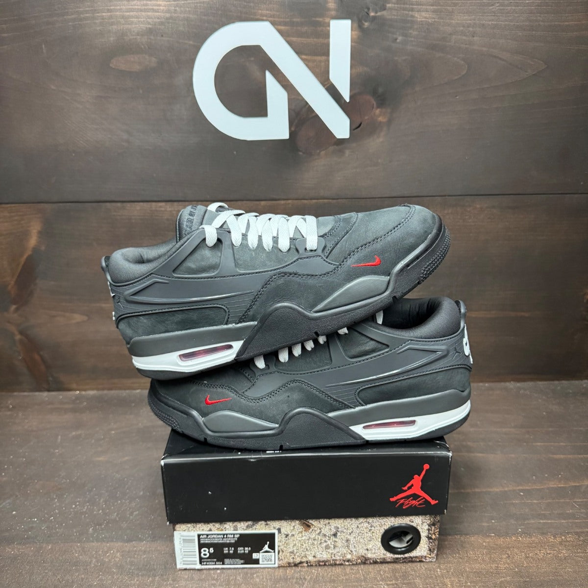 Jordan 4 RM SP Nigel Sylvester Driveway Grey - Image 1