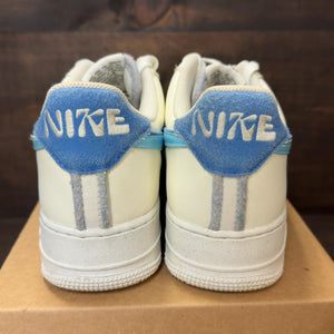 Nike Air Force 1 Low '07 LV8 82 Double Swoosh Medium Blue Size 12 (Pre-Owned) - Image 4
