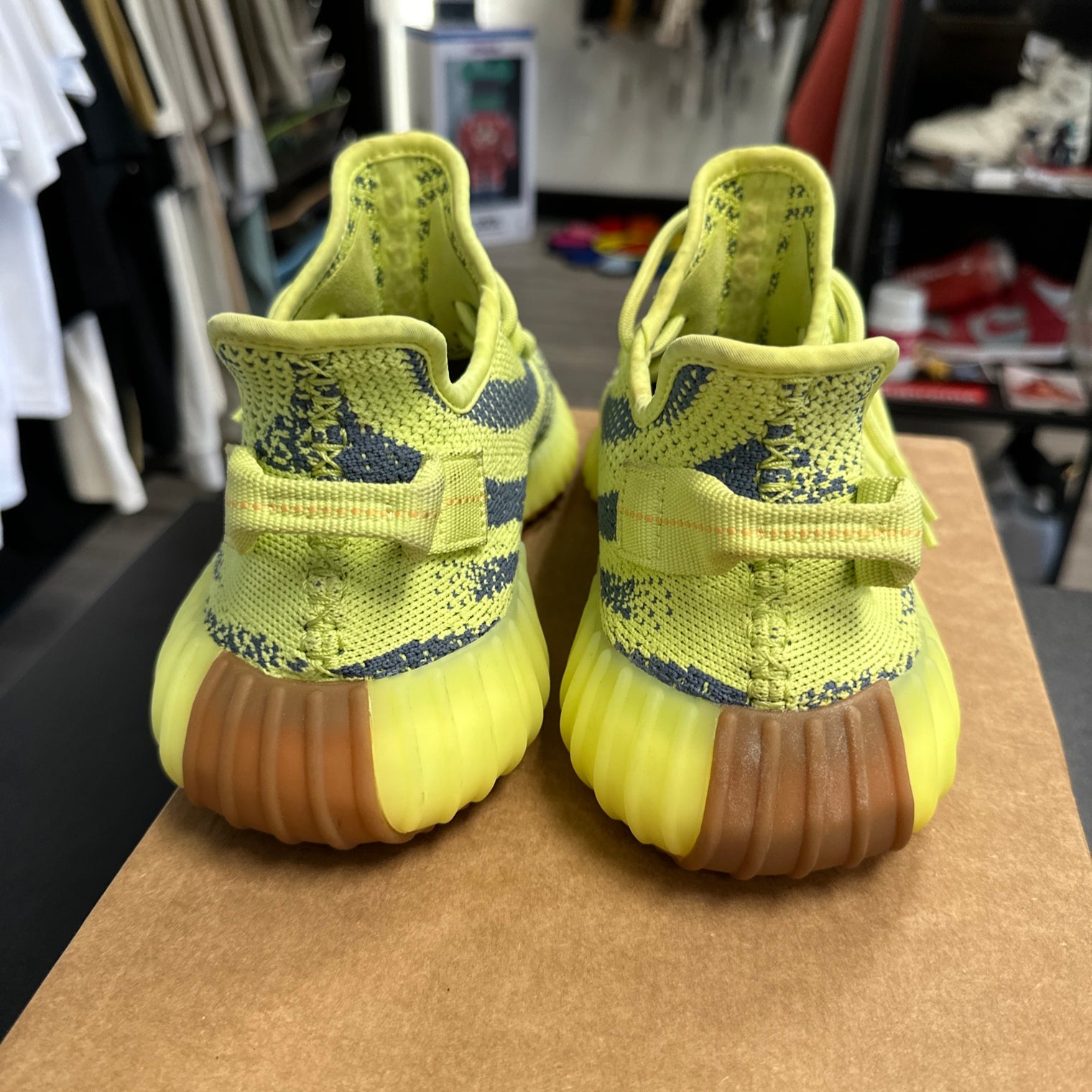 Semi Frozen Yellow Yeezy 350 (USED;NO BOX;NO INSOLE)