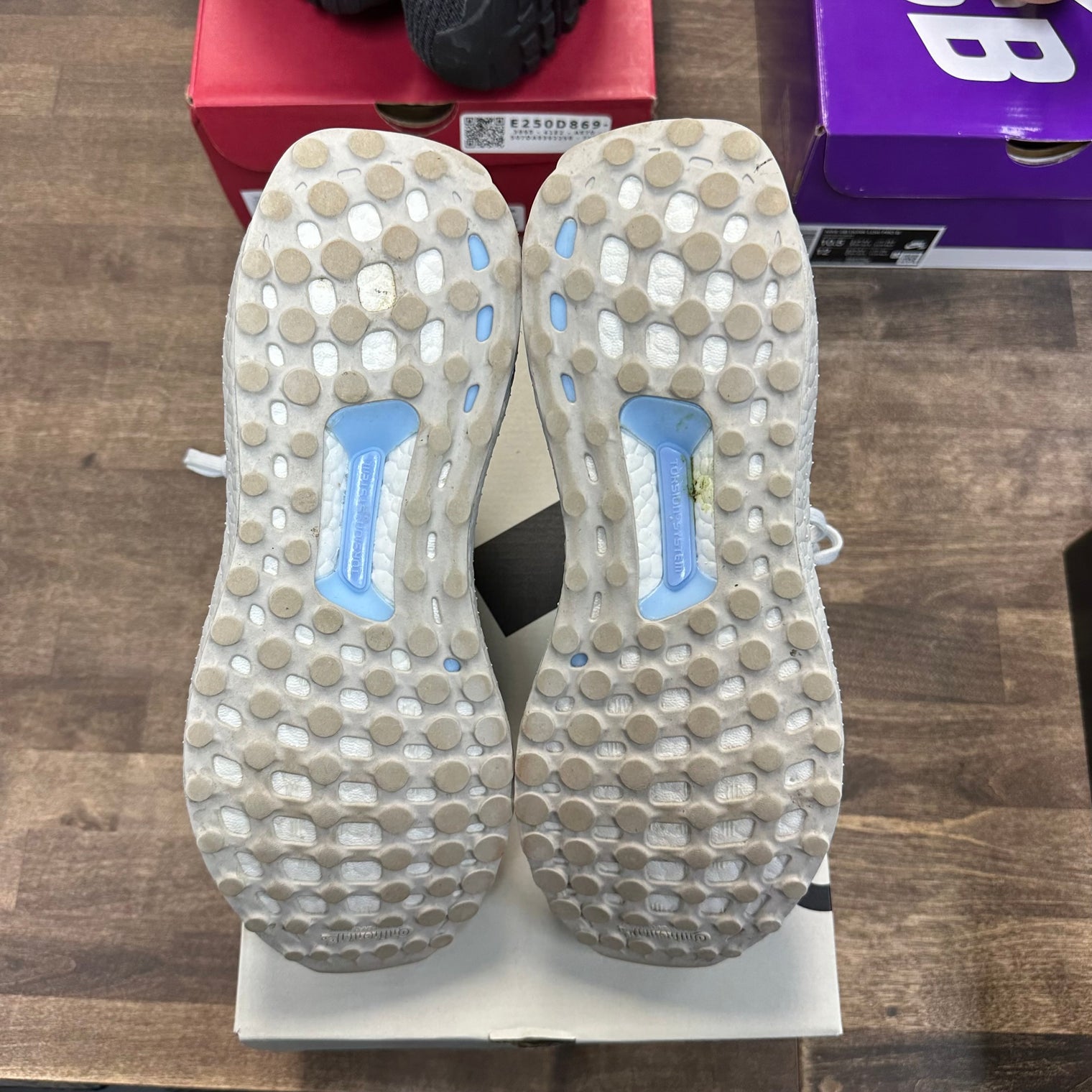 Grey One Cloud White Glow Blue adidas Ultra Boost 1.0 (USED)