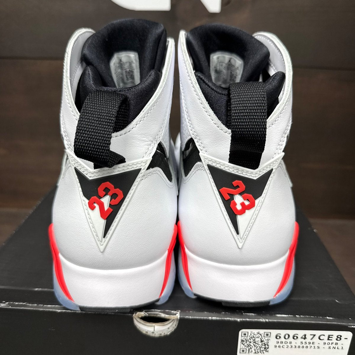 Jordan 7 Retro White Infrared Size 13 - sole
