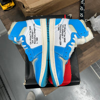 Off-White UNC University Blue Jordan 1 High (USED)