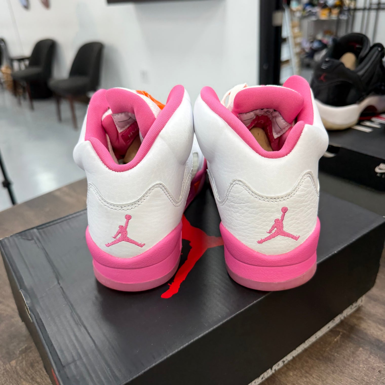 WNBA Pinksicle Safety Orange Jordan 5 Retro (GS) (USED)