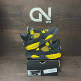 Jordan 4 Retro Thunder (2023) (GS) Size 5Y (Pre-Owned) - front