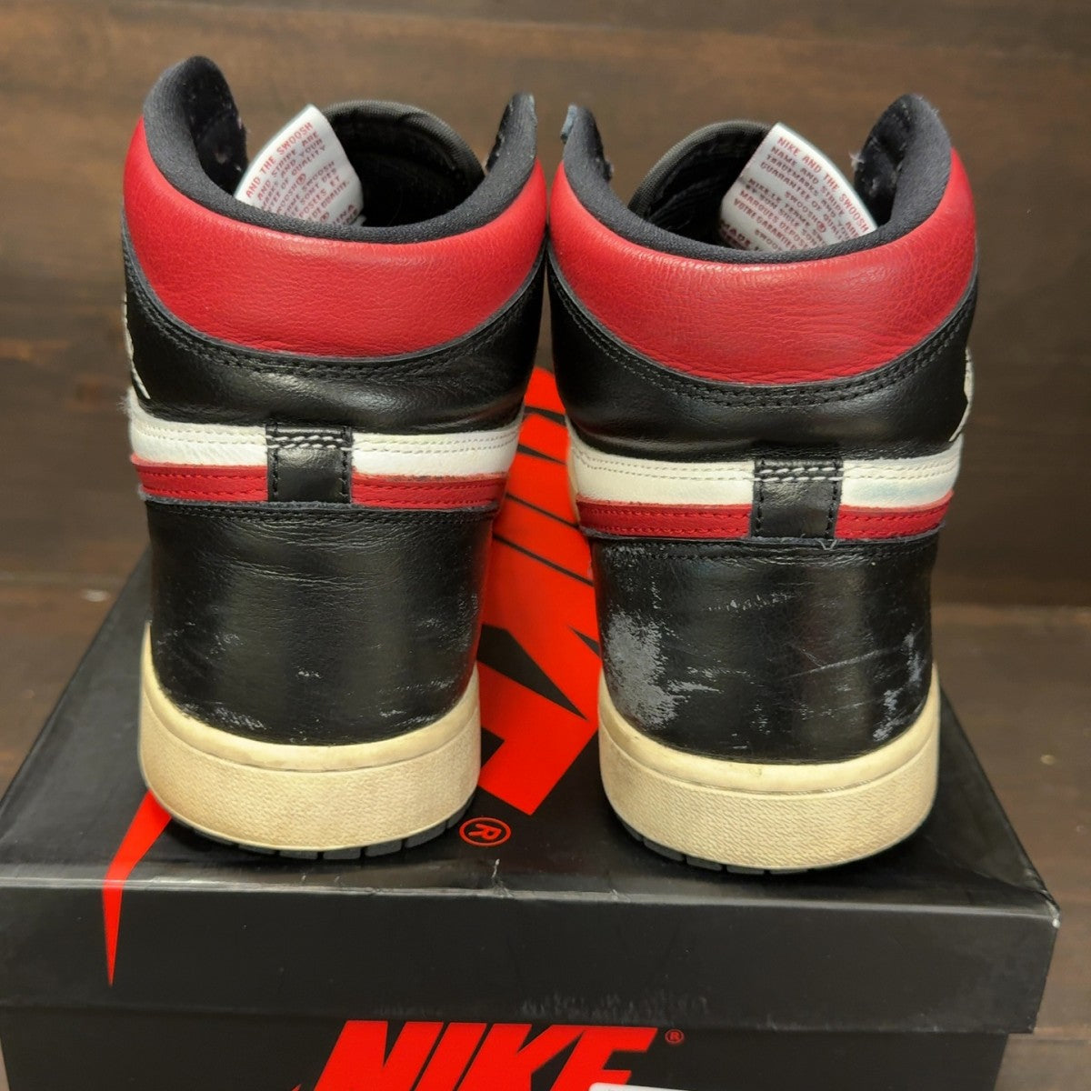 Jordan 1 Retro High Black Gym Red - Image 5