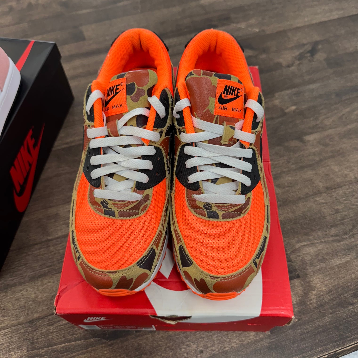 Duck Camo Orange Air Max 90 (USED)
