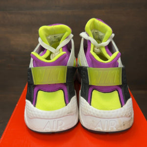Nike Air Huarache Run Neon Yellow Magenta (2021) Size 10.5 (Pre-Owned) - aux