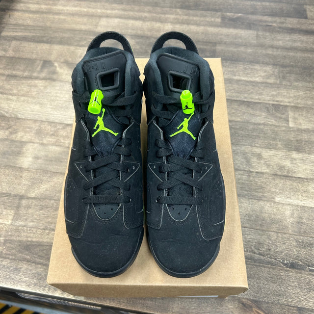 Jordan 6 Retro Electric Green (US 7Y) (USED, No Box)