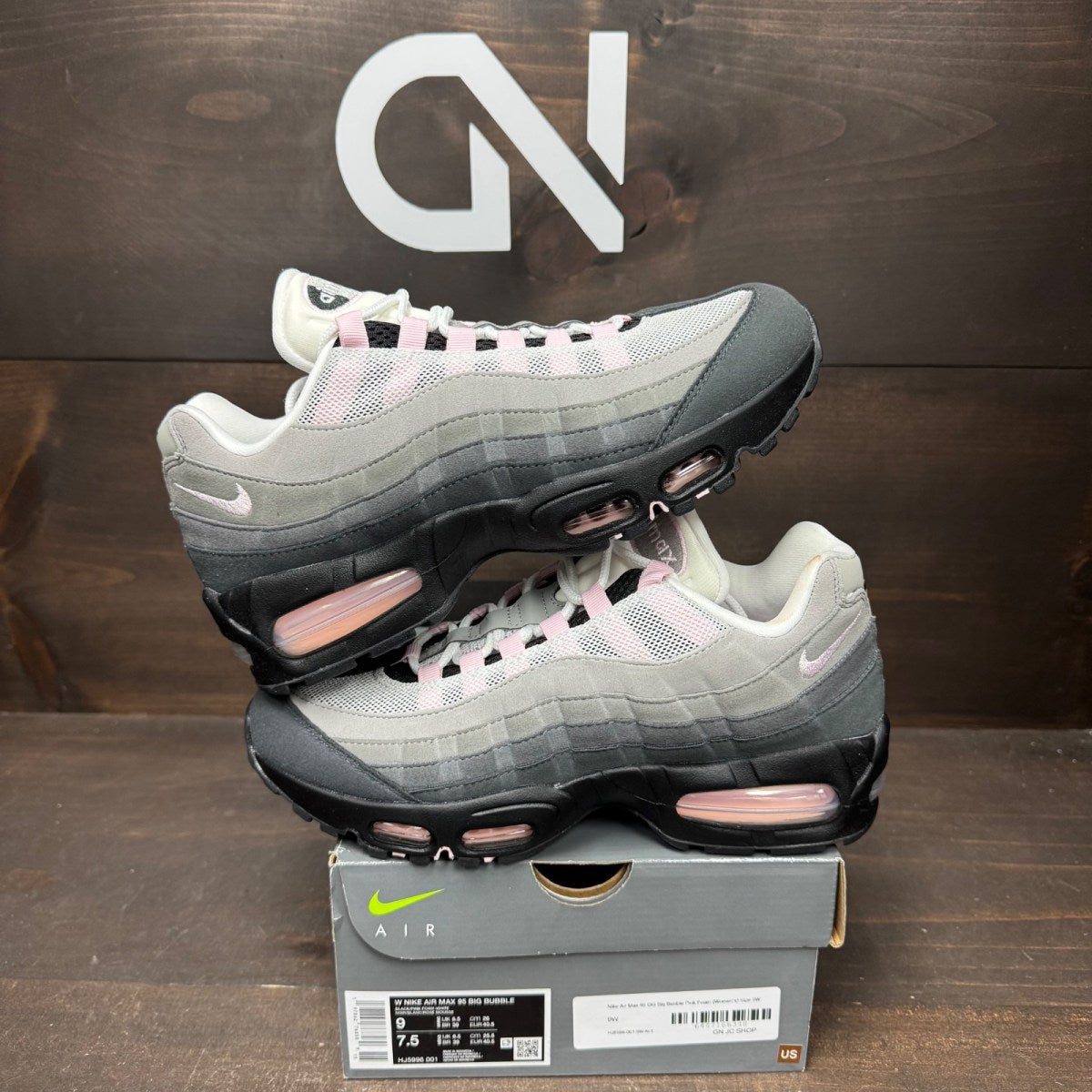 Nike Air Max 95 OG Big Bubble Pink Foam (Women's) Size 9W - Image 1