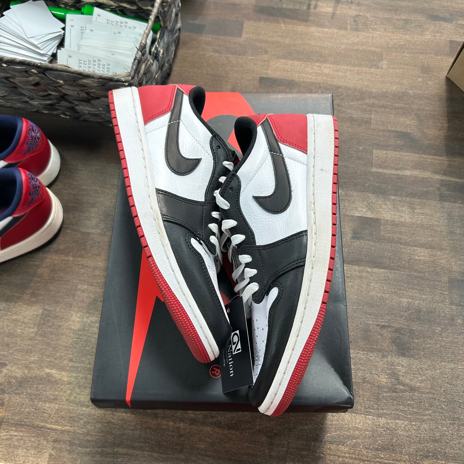 Black Toe Jordan 1 Low OG (USED)
