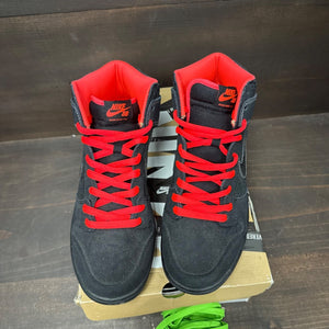 Nike SB Dunk High Black Safari Atomic Red - Image 2