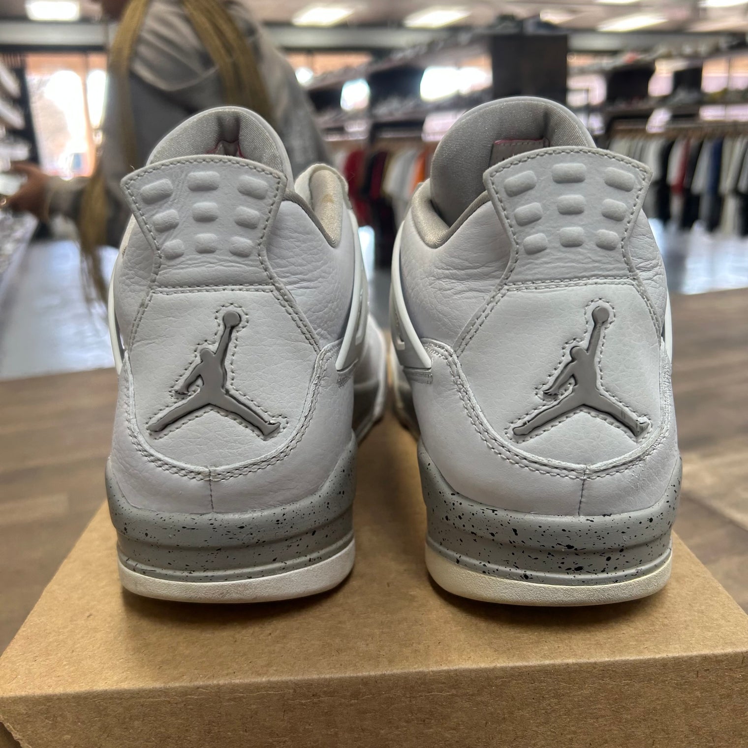 Jordan 4 Retro White Oreo (2021) (US 9.5) (USED, No Box)