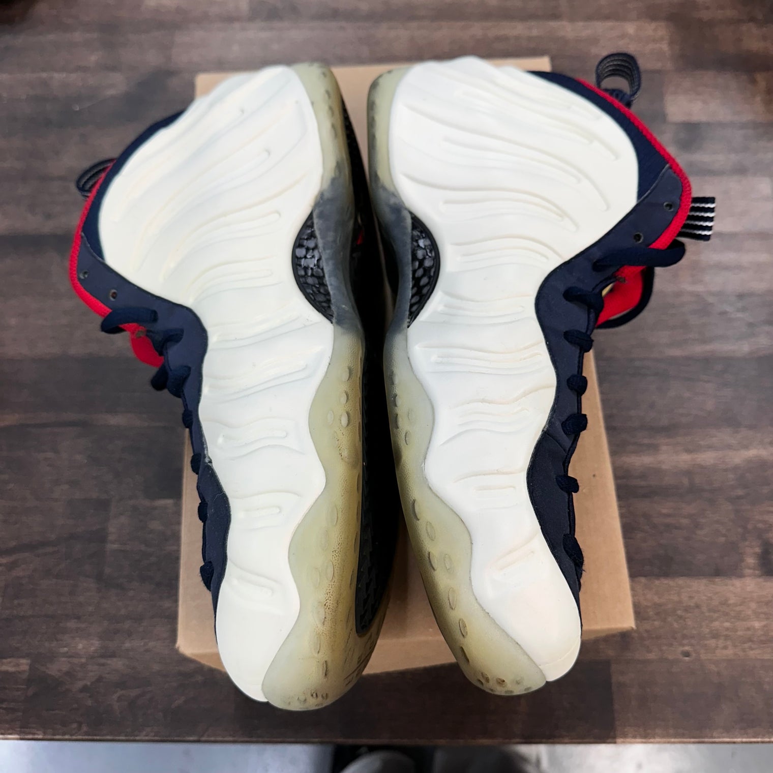 Olympic Nike Foamposite One (USED,No Box)