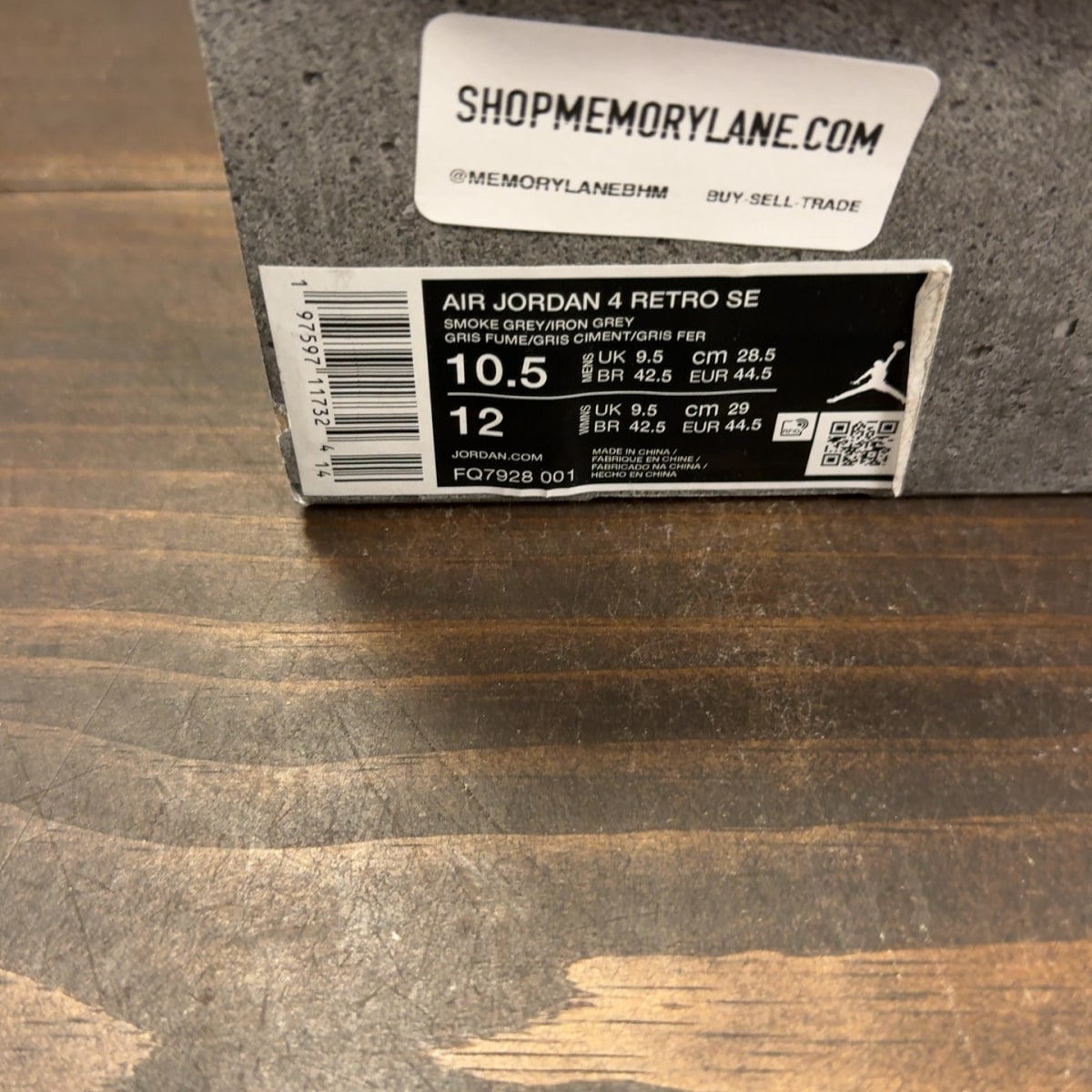 Jordan 4 Retro SE Paris Olympics Wet Cement - Image 8