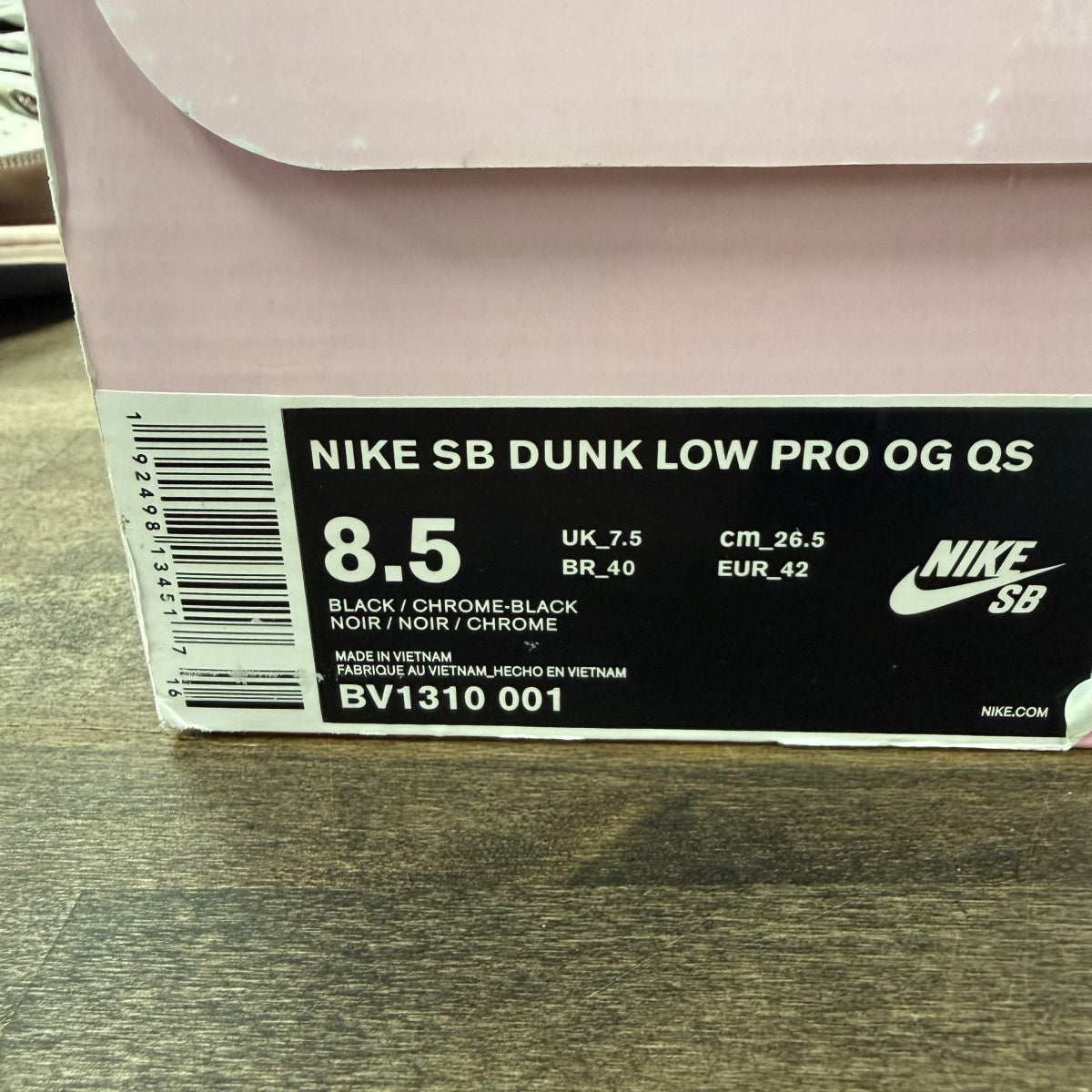 Nike SB Dunk Low Diamond Supply Co. Black Diamond - Image 6