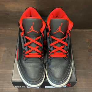 Jordan 3 Retro Crimson Size 12 (Pre-Owned) - tag