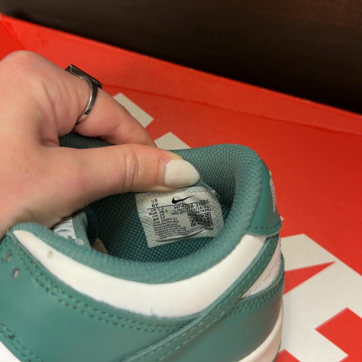 Nike Dunk Low Bicoastal (GS) Size 6Y (Pre-Owned) - aux