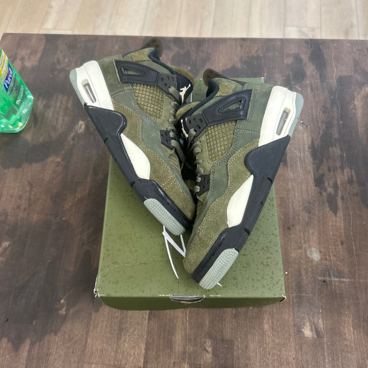 Jordan 4 Retro SE Craft Medium Olive (GS) - Image 1